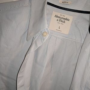 Abercrombie Oxford Muscle Fit Button Down Shirt